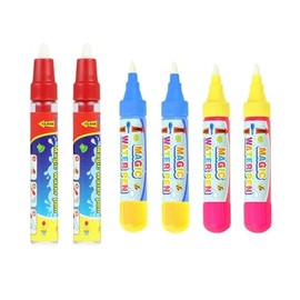 Aifrymne Water Doodle Pens Replacement Set for Kids - Pack of 6, Including 2 Large and 4 Small Drawing Pens, Compatible with All Water Doodle Mats, Non-Toxic, Safe for Toddlers and Children