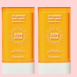Deoproce Deopro UV Defense Silky Light Sun Stick SPF50+ PA++++, 19g, 2 pieces / 디오프러스 유브이 디펜스 실키 라이트 선스틱 SPF50+ PA++++, 19g, 2개