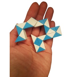 Fat-catz-copy-catz Mini Snake Puzzle Toys Retro Party Bag Fillers For Kids 22cm Length (2x snake puzzles)