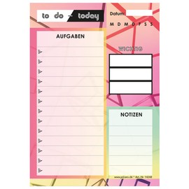 PRICARO To-Do Today A6 Pack of 5