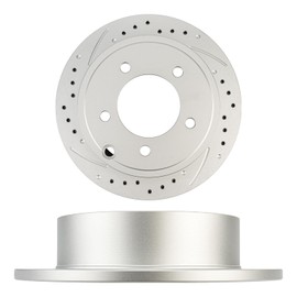 KAX 10.31in Rear Disc Brake Rotors Pair Replacement for Jeep, Chrysler, Dodge, Mitsubishi-Patriot/Compass 2007-2017, Avenger 2008-2014, 200 2011-2014, Caliber 2007-2012, Sebring 2007-2010