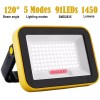 T-SUN 2PCS Rechargeable Work Light LED Battery Flood Light Outdoor