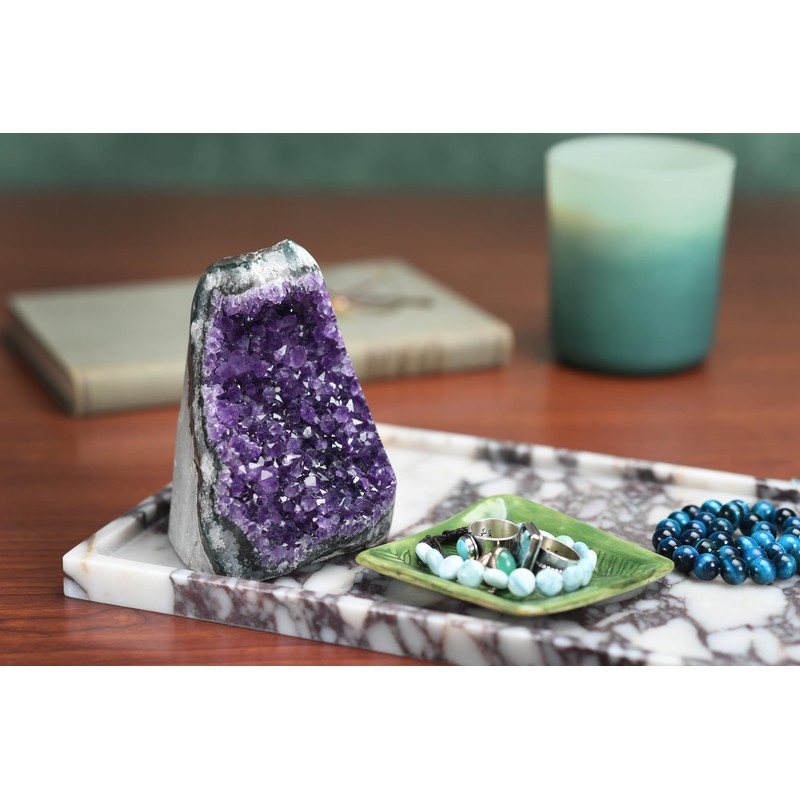 Superior Amethyst Geode Crystal Cluster [1.5 to 2 lb.] -