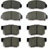 AnnoVinco 8PCS Front Rear Ceramic Brake Pads Replacement Kit Fits