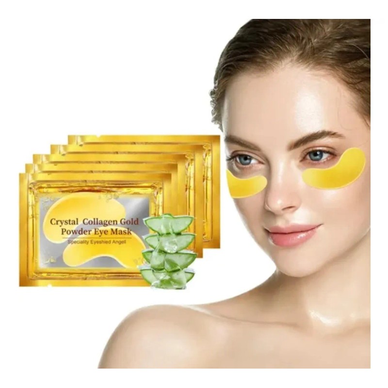 Pqt. 5 Mascarillas Coreanas 5 Parches Para Ojos Colgeno