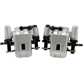 M MATI Front Left Right Brake Calipers & Pads for Kawasaki Lakota 300 KEF300 Mojave 250 KSF250/KFX250 Tecate 4 KXF250 43041-1522 43041-1523 43041-1218 43041-1219