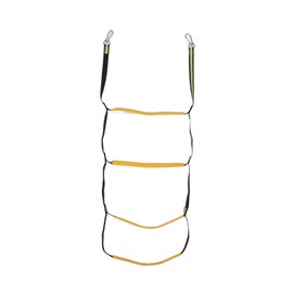 Boat Rope Ladder 4 Steps Foldable Portable Rope Boarding Ladder for Inflatable Boat Kayak Motorboat