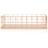 Set of 2 Nested Classic Rose Gold Mesh Wire Basket