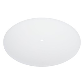 PATIKIL Lampshade Diffuser, 12.5" Diameter with 3/8" Center Hole Round Diffuser 1.7mm Thick for Drum Lampshades Pendants Light Fits 13-15" Openings, Translucent White