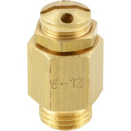 Fittingteile Mini Safety Valves Adjustable (Not Component Tested) Boiler Compressed Air Relief Valves (Thread Size: G 1/8 Inch - Material: Brass - Adjustment Range: 1-4 bar)