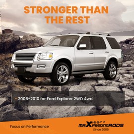 maXpeedingrods 3" Front 2" Rear Leveling Kit for Ford Explorer 2006-2010 2WD 4WD, SUV Steel Strut Spacer Suspension Lift Kit, Silver Gray