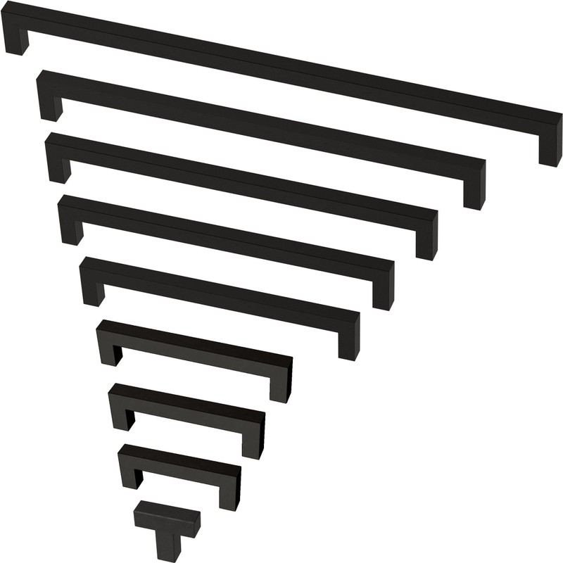 Franklin Brass 3" (76mm) Simple Modern Square Bar Pull (10-Pack)