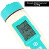 QWORK Multi-Parameter Water Quality Tester for Pools and Spas, Free