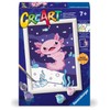 Ravensburger CreArt: Axolotl – Dipingere con i Numeri per Bambini