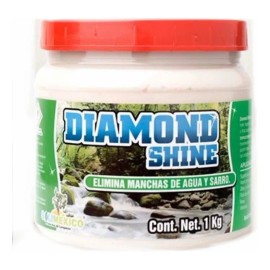 Crema Limpiadora Diamond Shine Quita Sarro Manchas en Vidrios 1kg