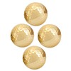 4Pcs Portable High Quality Double Layer Gold Plating Golf Ball