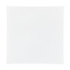 EcoQuality 13" inch Flat Square Charger White Plastic Plates -