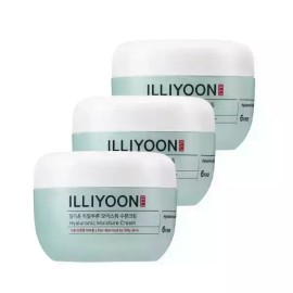 Hyaluron 일리윤 히알루론 단지형 수분크림 100mlx3개 플러스 장벽로션 50ml 플러스 핸드크림 30ml 증정 Ellyoon Hyaluron Large Container Moisturizing Cream 100ml x 3 + Barrier Lotion 50ml + Hand Cream 30ml Gift Set