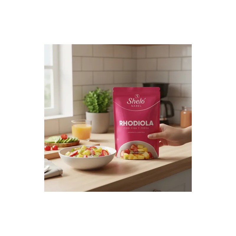 Rhodiola Sheló Nabel Sabor Fresa Piña 250g