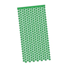 SM SunniMix 39x78.7inch ST Patrick's Day Tinsel Curtains Photo Props for Wedding Arrangement Versatile Simple Assembly Backdrop Streamers, Green