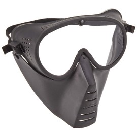 Sansei GA-5B-N Mask & Goggles, Anti-Fog Type, Black