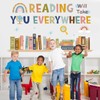 JarThenaAMCS Boho Reading Will Take You Everywhere Wall Stickers Inspirational