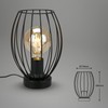 BRILONER Leuchten 7026-015 Table Lamp, Bedside Lamp, Desk Lamp, 1