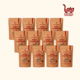 Lara Market 페루 베이비 리마빈 콩 500g 12봉 Peru Baby Lima Beans 500g 12 Bags