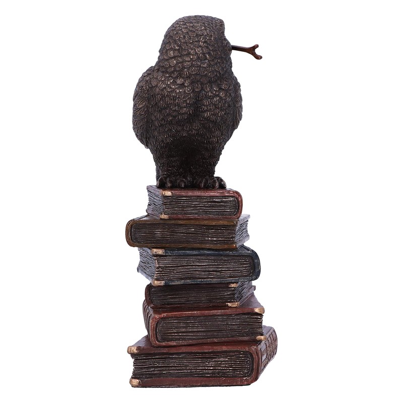Nemesis Now Bronze Spellcraft Witches Familiar Owl on Book Figure