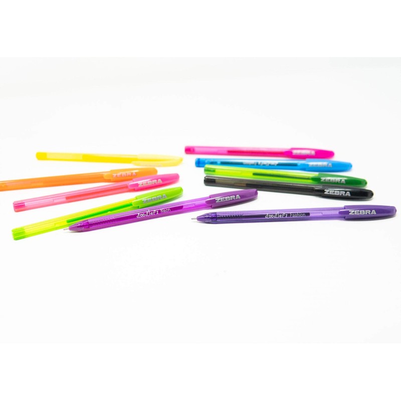 Zebra Pen Doodlerz Gel Stick Pen with Display Cup, Smooth