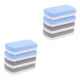 Ipetboom 2sets 4pcs Dual Sided Foot File for Dead Skin Removal Ergonomic Handheld Callus Remover Tool for Men Women Seniors for Feet Care 4pcs*2