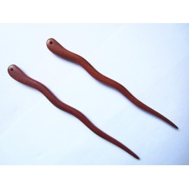 Myhsmooth Z8z-zly-lightning 2 Count Hair Sticks Natural Red Sandalwood Handmade Carved Hair Clip Shawl Hair Pins Pack of 2 Pcs :Lightning