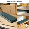 HAHE Foldable Yoga Exercise Mat, 74"Lx32"Wx1/3"Thick, TPE Workout Mat