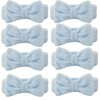 Tethzeng 48pcs Bridesmaid Scrunchies Proposal Gifts Bachelorette Hair Claws Clips