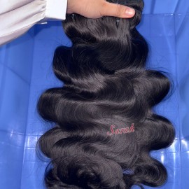 Wholesale Raw Indian Hair Vendor Cambodian Double Weft Drawn Cuticle Aligned Raw Vietnamese Burmese Curly Bundles Human Haircolor: 1pcs bundle Natural wave, Stretched Length: 20 Inches