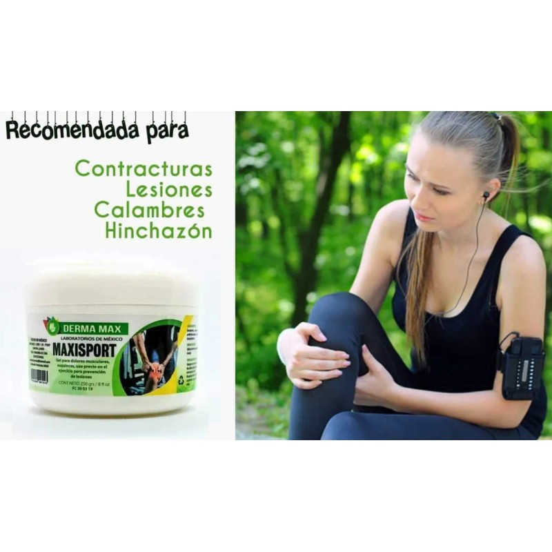 ❄️💪 Maxisport Gel para Dolores Musculares: Alivio Refrescante y Localizado