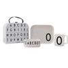 Design Letters Eat & Learn Tritan Suitcase, Children's Drinking Cup