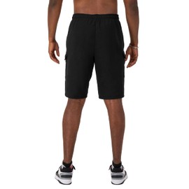Champion Men's Big Cargo Shorts, Retired, Black-C Logo, Large Tall