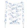 DANHUA Flat White Blue Shoelaces 47 inch for Sneakers Art