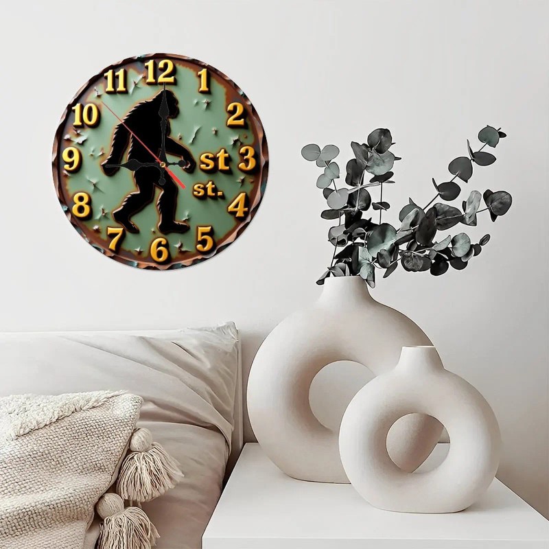 25x25cm Custom Wood Clock that is Not Recommended for High-Humidity