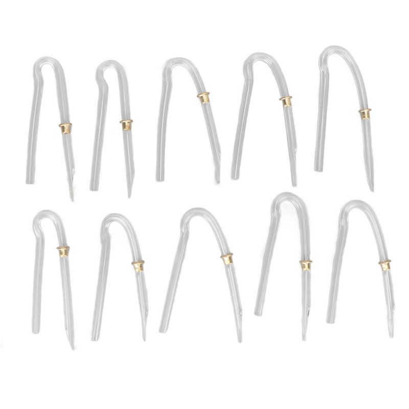 10pcs Preformed Earmold Hearing Aid Tubes Professional BTE Hearing Aid