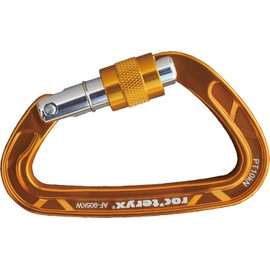 Loc'Teryx RTAF905KW Climbing Climbing Carabiner Nose Fleece Screw Gold (GLD)