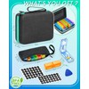 FRIWOLE Monthly Pill Organizer 2 Times a Day, with Weekly