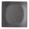 Marui Pottery MR-3-4281 Shigaraki Ware Hephimon Plate, Square, Length 5.1