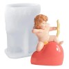 Valentines Day Soap Mold Reusable Angel Decorate Mold Silico