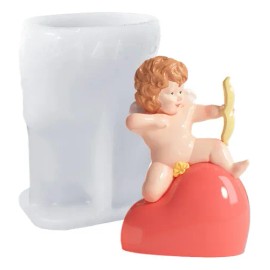 Valentines Day Soap Mold Reusable Angel Decorate Mold Silico