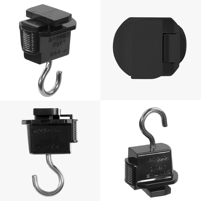Pispoer Duct Rail Hanging Hooks, Lighting Fixture Wiring, Shop Line,