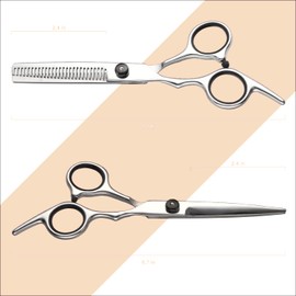 Fcysy Professional Hair Scissors Thinning Scissors Set, Fcysy Hair Cutting Scissors Set Hairdressing Scissors Hairdressing Thinning Scissors Hairdressing Set for Women Men Dogs