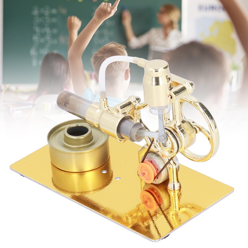 Mini Stirling Engine Model Miniature Steam Power Motor Educational Physical