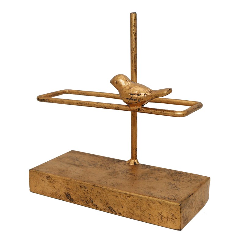 Cast Iron Classic Napkin Holder, Tabletop Freestanding Tissue Dispenser, Bronze